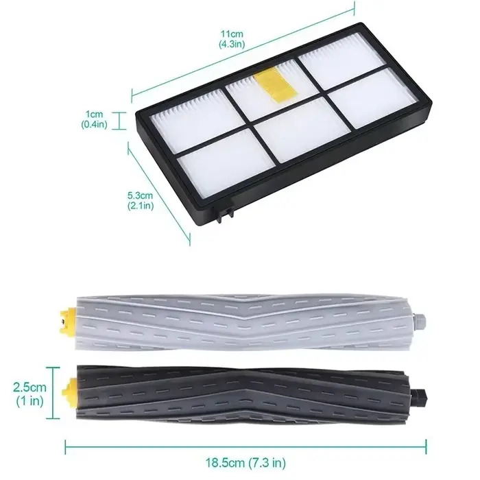 Pièces de rechange pour aspirateur iRobot Roomba série 800 900 860 870 880 890 966 980, brosse à rou