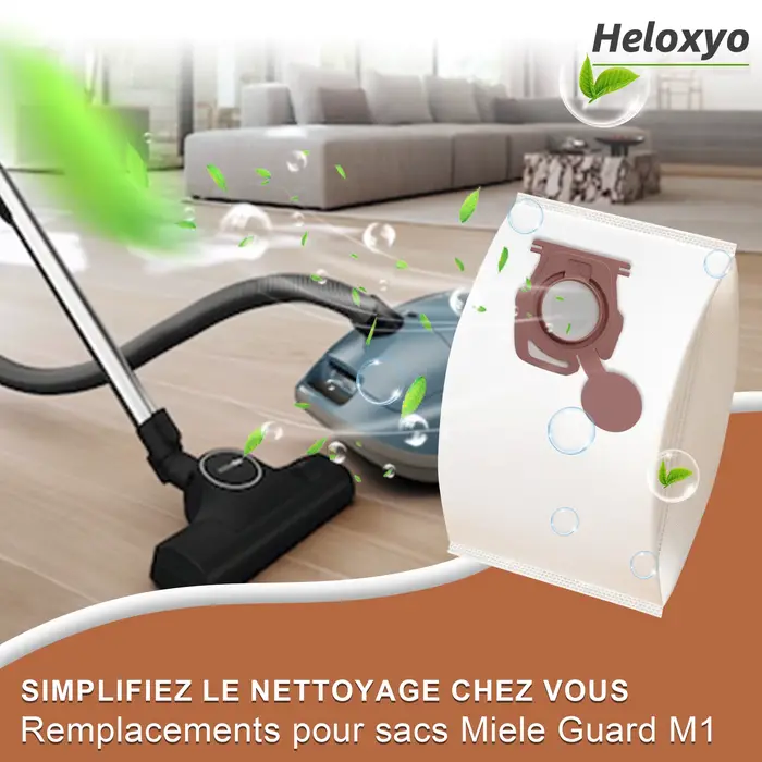 Sacs d'aspirateur CO HyClean Air pour aspirateurs Miele Guard M1