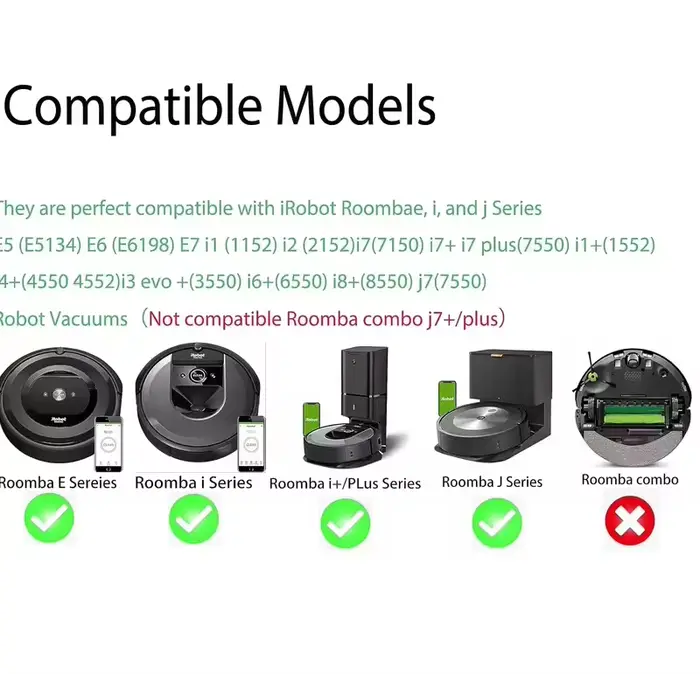 Pièces de rechange pour aspirateur robot iRobot Roomba Combo j7+