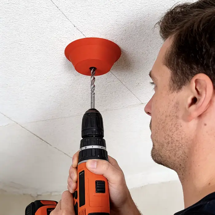 Nouvel aspirateur de chantier pour perçage de plafond