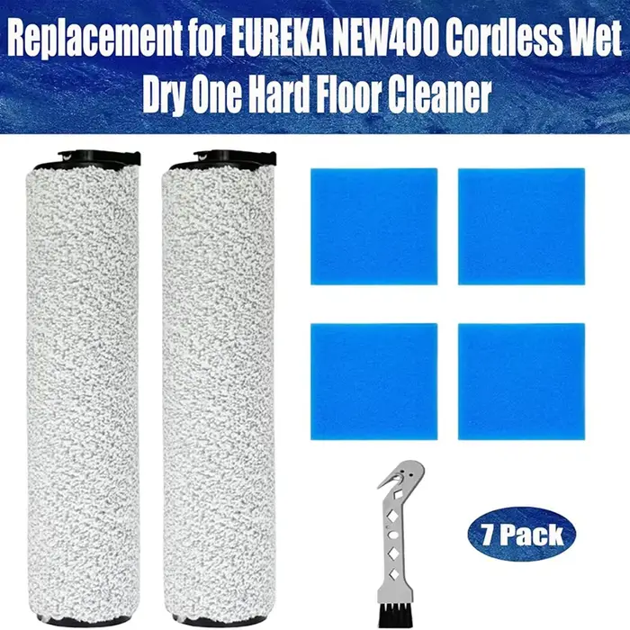 Filtre de brosse à rouleau de remplacement NEW400 pour aspirateur sec et humide sans fil EUREKA