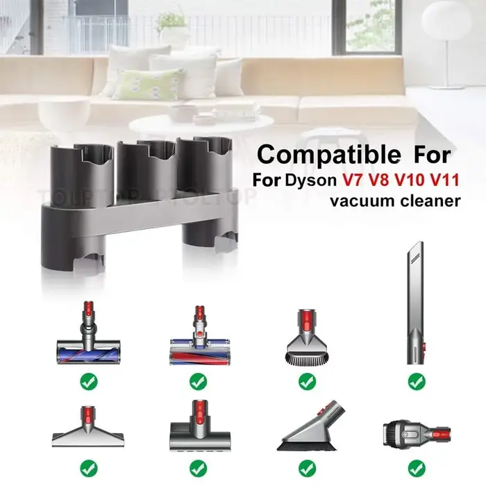 Support mural en T pour aspirateur Dyson V7, V8, V10, V11, V12, V15, pièces de salle de bain