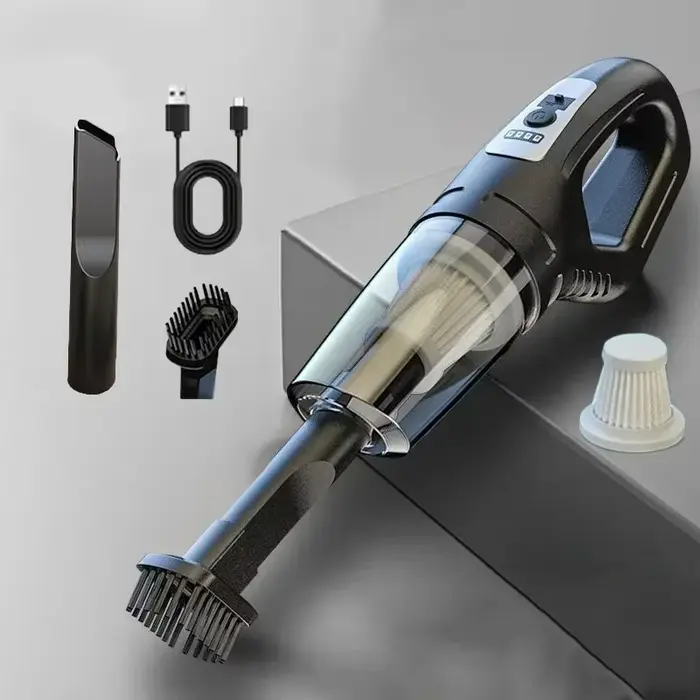 Aspirateur sans fil à aspiration puissante, Rechargeable, à main, Charge rapide, pour voiture, maiso