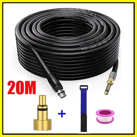 Tuyau de nettoyage de canalisations d'égouts haute pression 2~40M 3800psi avec buse pour Lavor