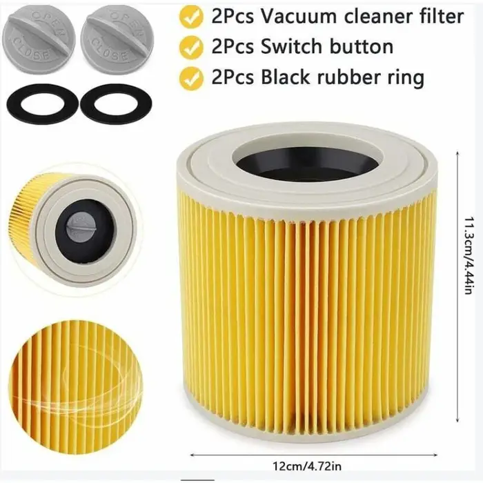 Filtre HEPA pour aspirateurs KARCHER WD3 NT18 20 38 1 MV2