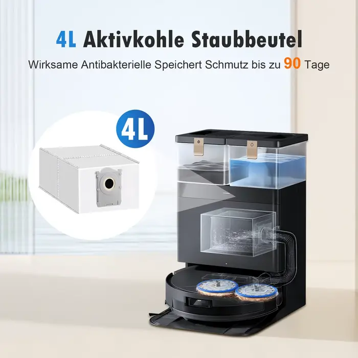 Sacs pour aspirateur Ecovacs Deebot X8 Pro OMNI/X8 OMNI/X9 PRO Omni/T50 PRO
