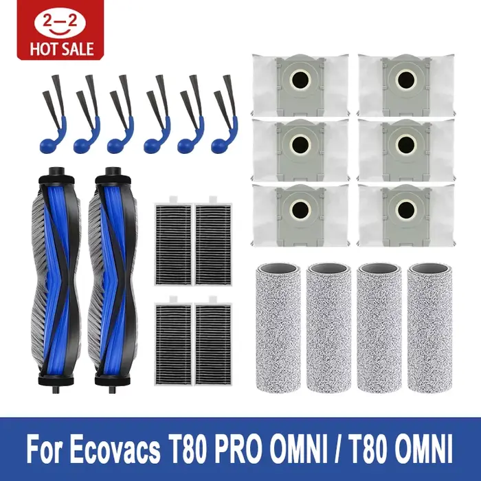 Pièces pour aspirateur Robot ECOVACS T80 Pro Omni / T80 Omni