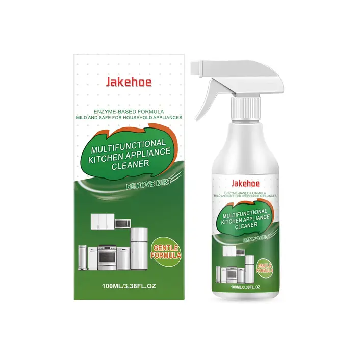 Nettoyant pour appareils de cuisine 100ml, dégraissant doux avec effet brillant pour acier inoxydabl