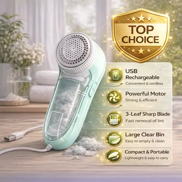Éliminateur de peluches professionnel pour tissu