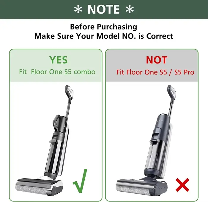 Accessoires pour aspirateur sec et humide sans fil Tineco Floor ONE S5