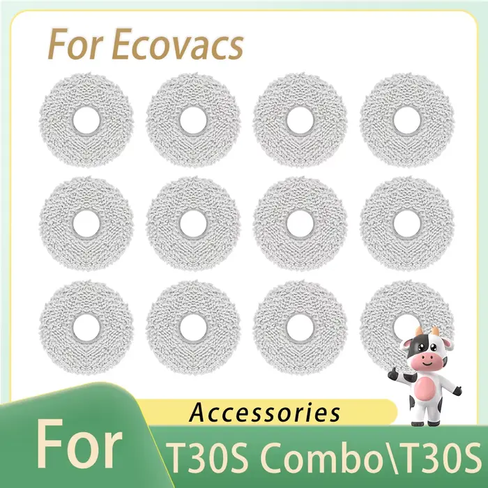 Tampons de vadrouille pour Ecovacs T30S Combo \