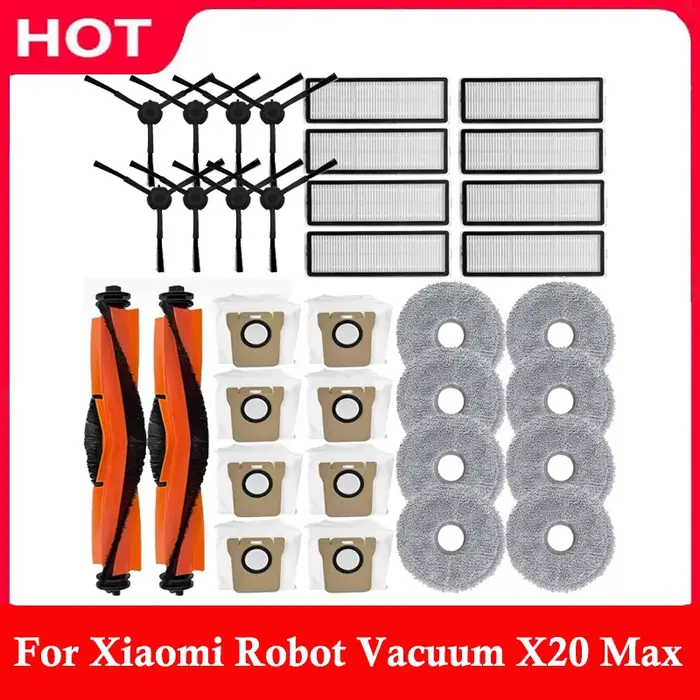 Pour Xiaomi Robot aspirateur X20 Max / D109GL / Mijia M30 accessoires brosse principale
