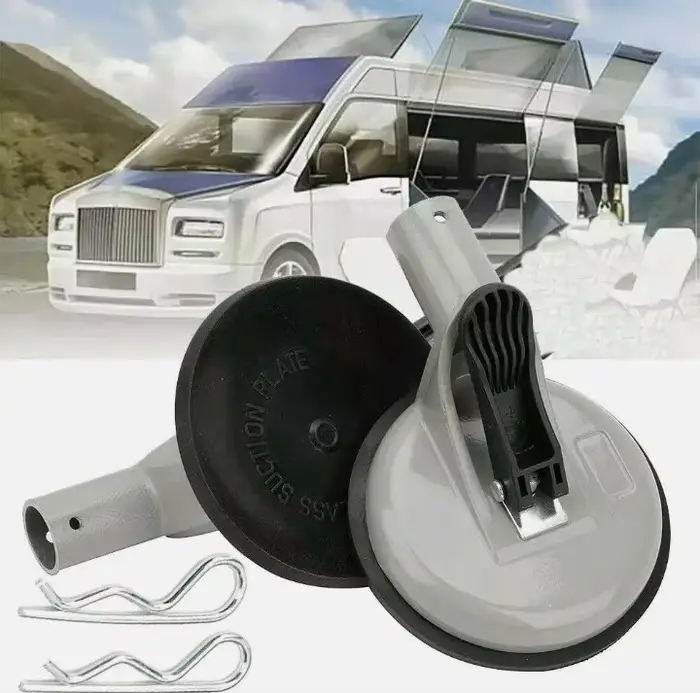 Support d'auvent Thule Omnistor avec ventouse, 2 pièces, pour caravane, camping-car, accessoires de 