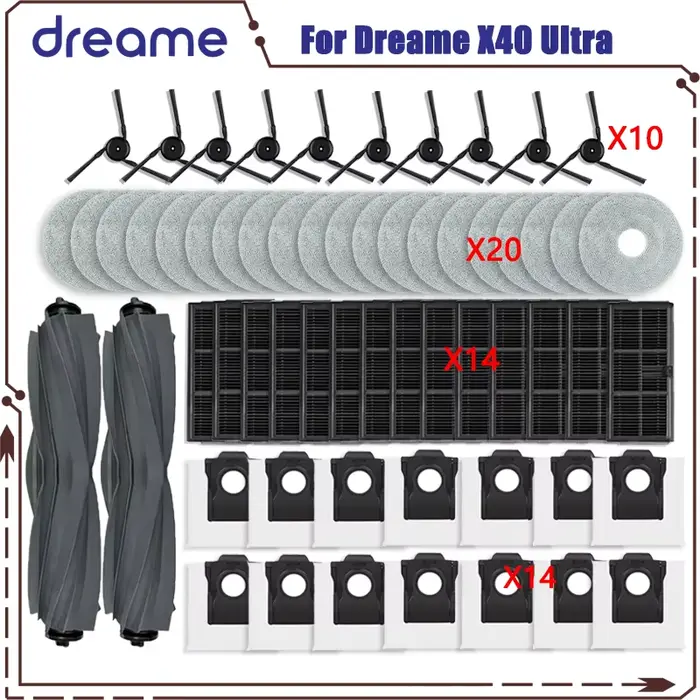 Pièces pour aspirateur Dreame X40 Ultra / L40 Ultra