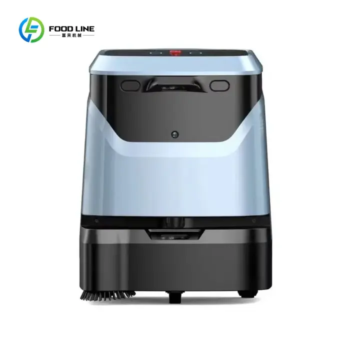 Robot de nettoyage intelligent, robot laveur de sols commercial avec nettoyage multi-surfaces, aspir