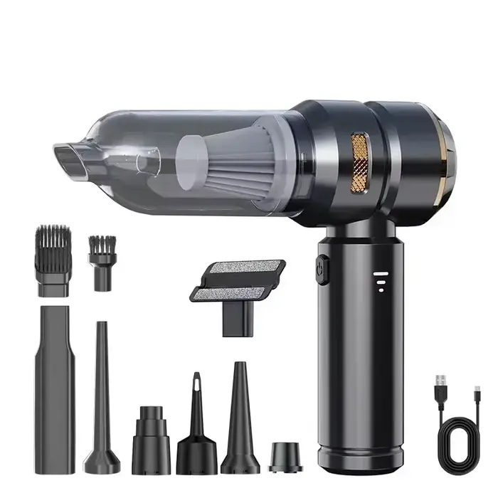 Aspirateur de voiture haute puissance, portable, sans fil, avec moteur sans balais, machine de netto
