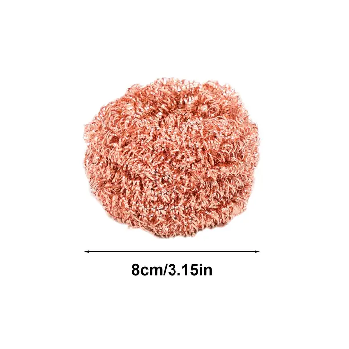 Lot de 2 brosses à vaisselle en fil de cuivre
