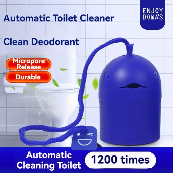 Nettoyant pour toilettes automatique avec design portable