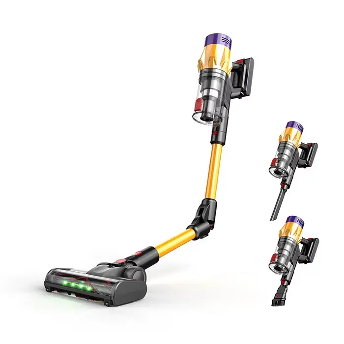 Aspirateur sans fil 50000Pa 550W, balayeuse portative pliable de 40 minutes, batterie amovible, nett