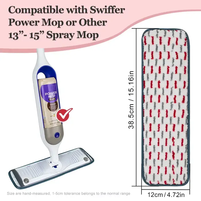 Tampons de vadrouille réutilisables Swiffer Power
