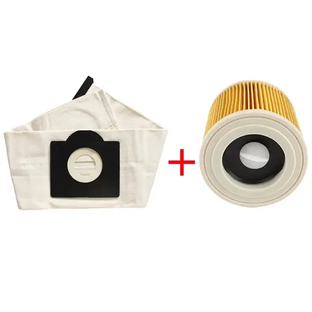 Filtre Hepa et sacs à poussière lavables pour Karcher