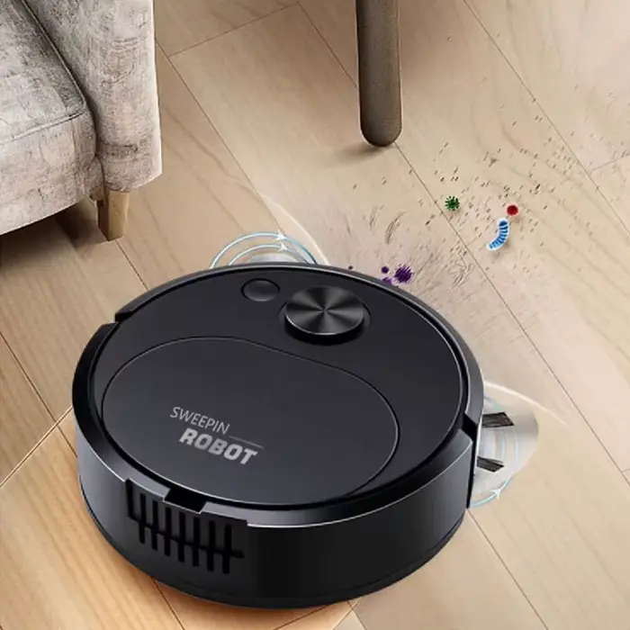 Nouveau Robot de balayage USB aspirateur vadrouille 3 en 1 intelligent sans fil 1500Pa traînant nettoyage balayage sol pour le bureau à domicile