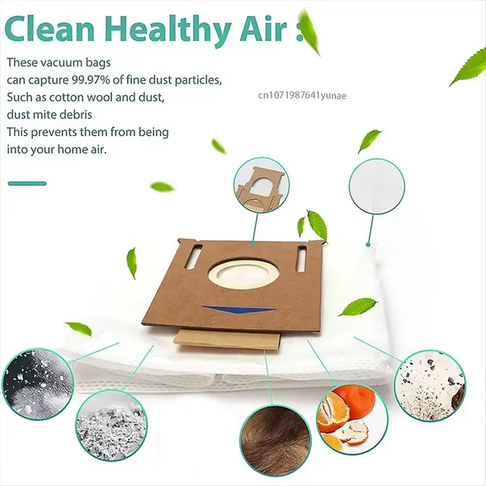 Sac à poussière pour aspirateur ECOVACS Deebot N8/N8 Pro/N8 Pro Plus/N8 PRO CARE OZMO T8/T8 PURE/OZMO T8 + T9/T9 +/T9