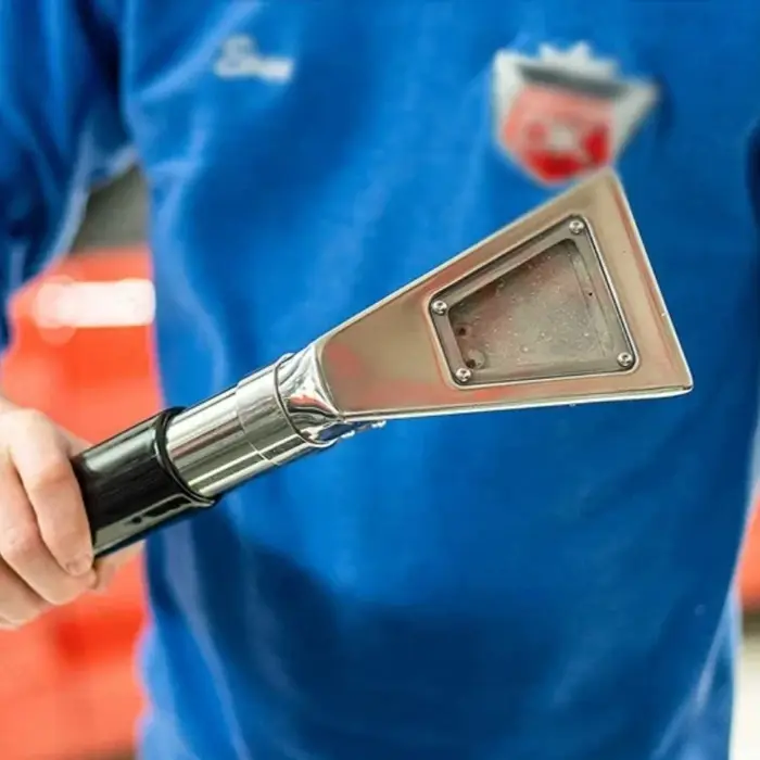 Aspirateur portable pour le nettoyage des tissus d'ameublement, outil manuel en acier inoxydable pour le nettoyage des tapis, avec fonction de visualisation.