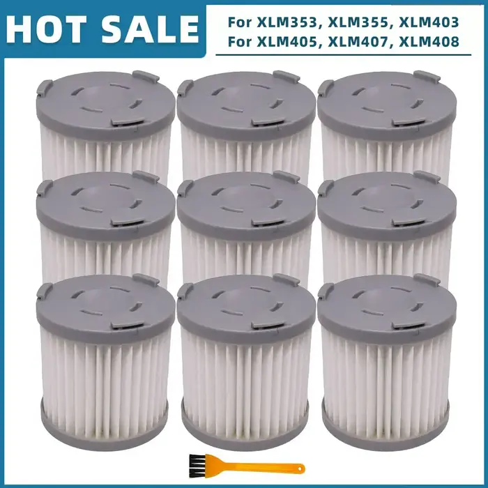 Filtre Hepa Compatible pour DeLonghi Colombina Evo XLM353 XLM355 XLM403 XLM405 XLM407 XLM408 XLM409