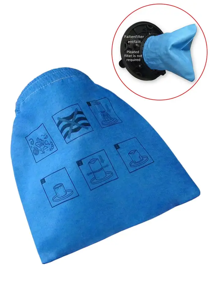 Sac en tissu filtrant Textile pour aspirateur sec et humide Einhell, collecteur de poussière, pièces