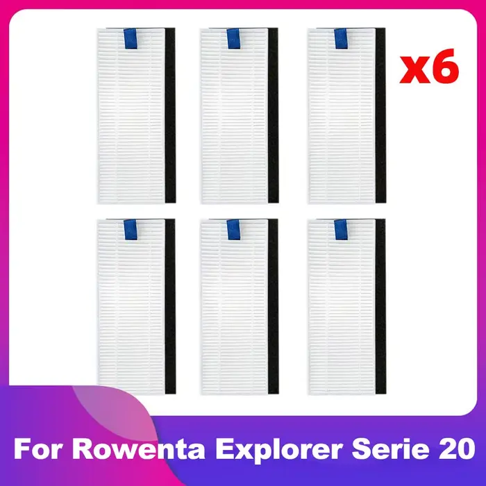 Compatible avec Tefal Rowenta Explorer X-Plorer Série 20 40 50 RR7687WH RG7687WH Aspirateur Filtre H