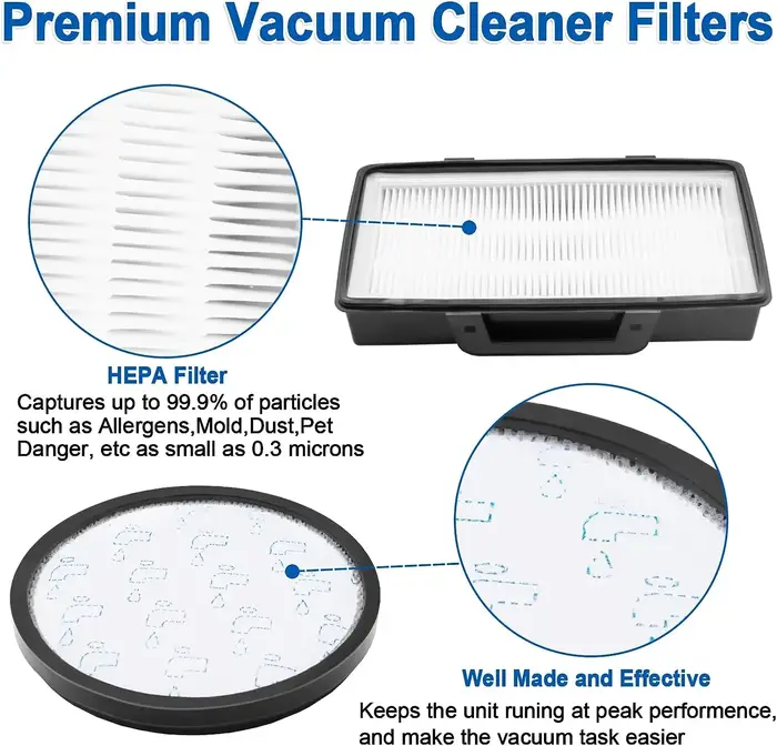 Filtre Hepa pour Rowenta ZR 006001   Kit d'accessoires de filtre pour aspirateur RO6921EA RO6941EA RO6951EA RO6954EA RO6963EA RO6984EA