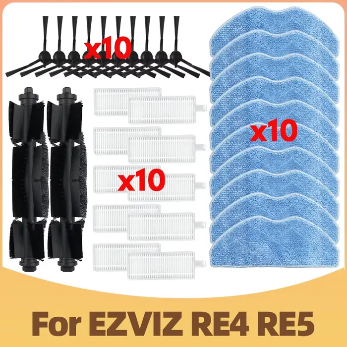 Pièces de rechange pour aspirateur robot EZVIZ RE4/ RE4 plus / RE5 / RE5