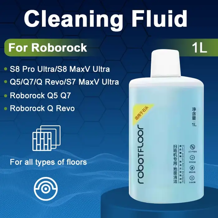Solution de nettoyage pour Roborock Q Revo/Qrevo Curv/Q Revo MaxV/Q