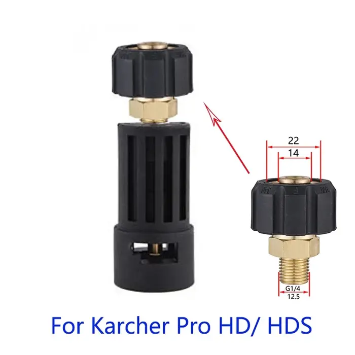 Adaptateur pour nettoyeur haute pression 1/4 à connexion rapide