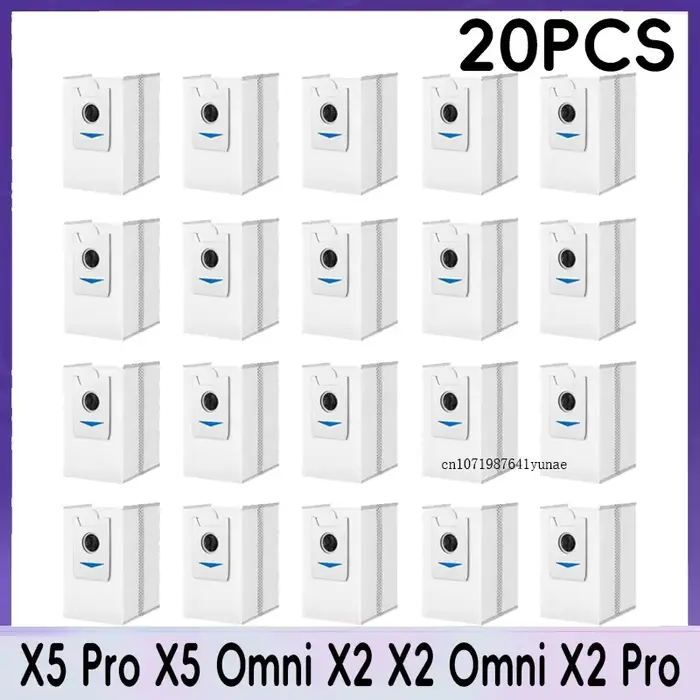 Sacs à poussière pour aspirateur Robot Ecovacs Debot X5 Pro/ X5 Omni X2/X2 Omni/X2 Pro
