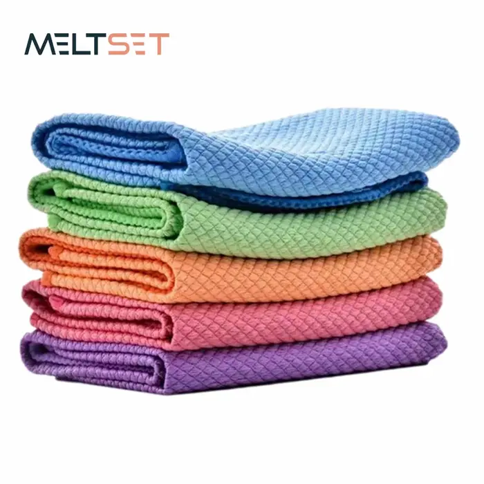 Chiffon de nettoyage de vaisselle en microfibre, 5 pièces, serviette de nettoyage Super absorbante p