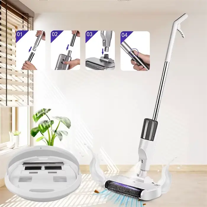 Aspirateur portatif sans fil pour sol dur