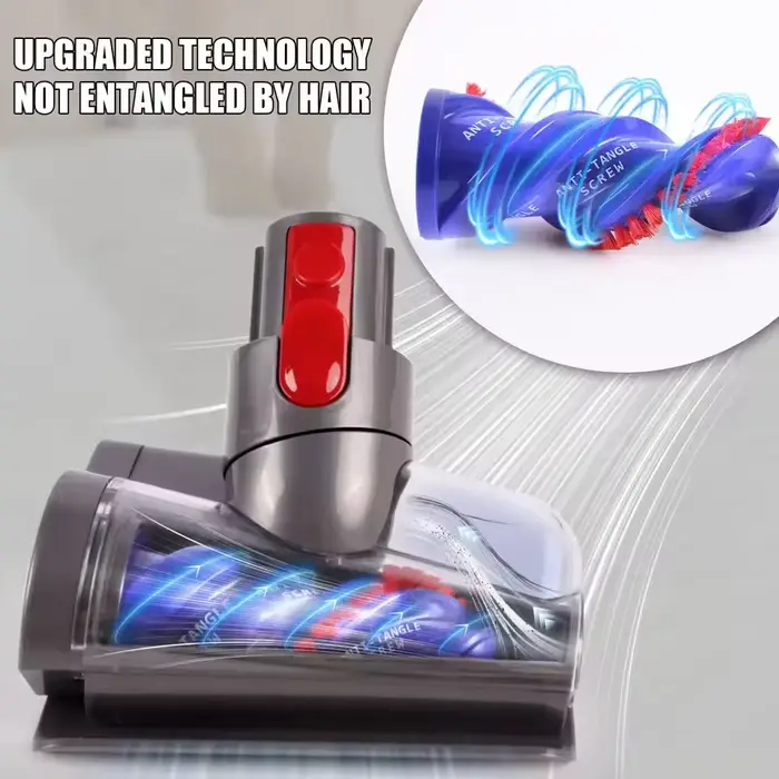 Mini tête de brosse motorisée Anti-emmêlement
