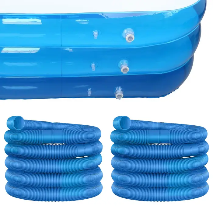 Tuyau flexible ondulé de remplacement pour piscine, 6,3 m, 32 mm, pour système de filtration de piscine