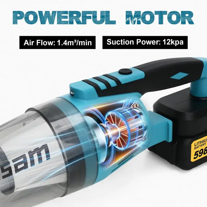 Aspirateur sans fil portatif Gisam