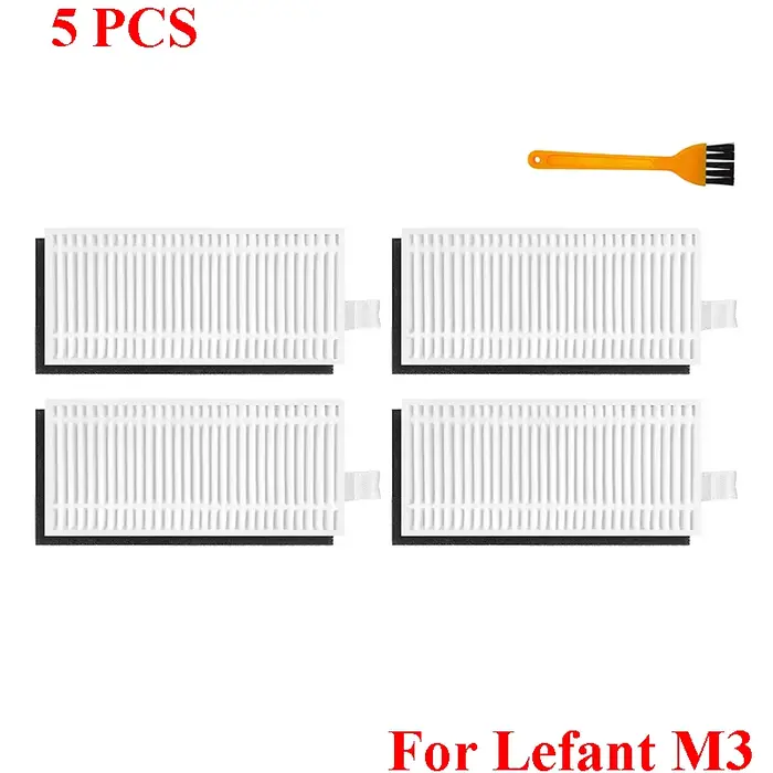 Pour (Lefant M3/M3 MAX/M3L) Robot aspirateur rouleau principal brosse latérale vadrouille tissu gran