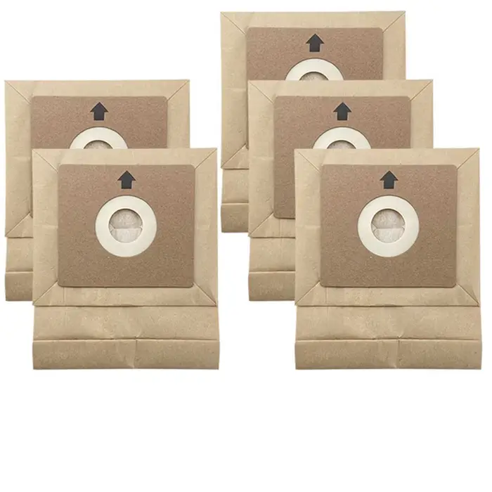 Sac en papier universel pour aspirateur, 5 pièces, sac de collecte de poussière, panneau de remplace