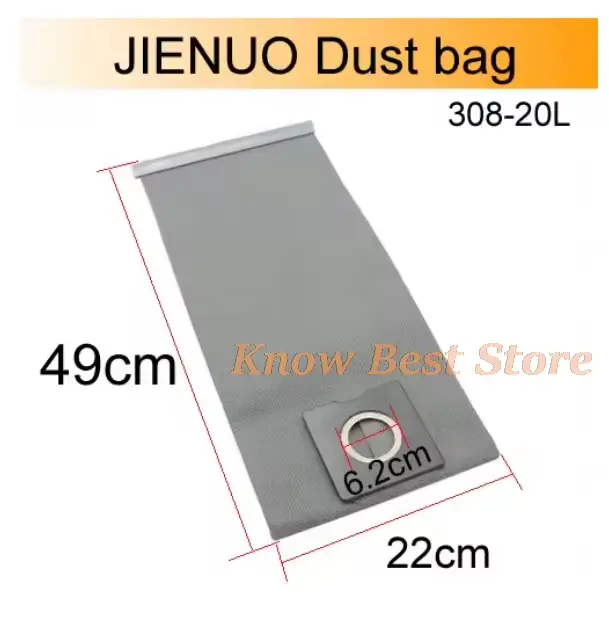 Sac de rechange / filtre pour aspirateur industriel JIENUO 20L/30L/70L/100L 501 – Pièces détachées