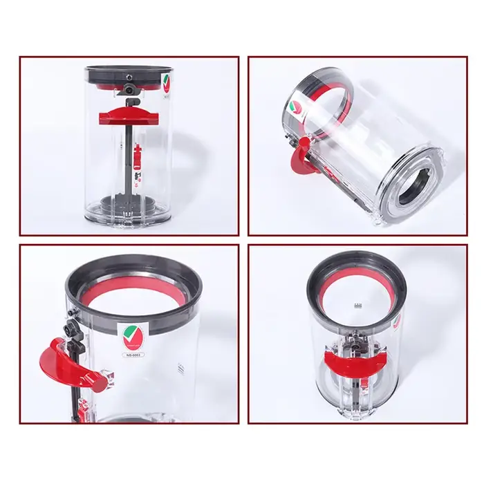 Poubelle à poussière pour aspirateur Dyson V10 SV12 V11 V15 SV14 SV15 SV22, couvercle de Base, bague d'étanchéité supérieure fixe, accessoires
