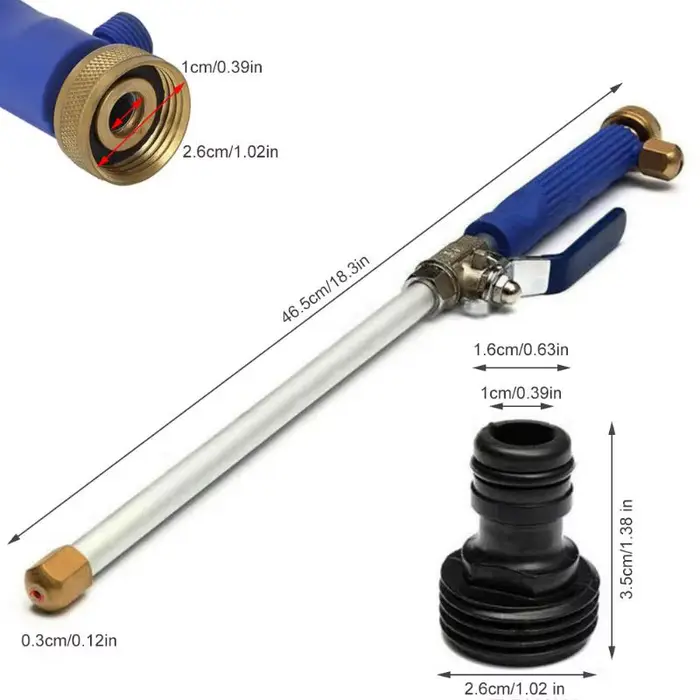✔ Pistolet de nettoyage haute pression pour accessoires de lavage et d'entretien