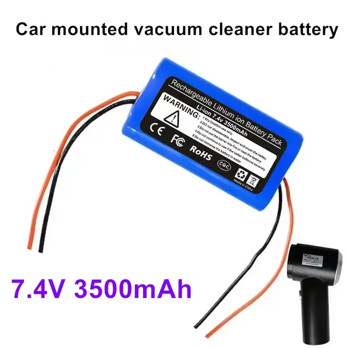 Batterie de recharge pour aspirateur de voiture