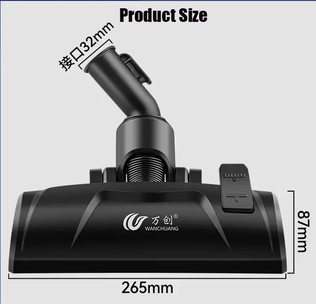 Brosse et buse pour aspirateur