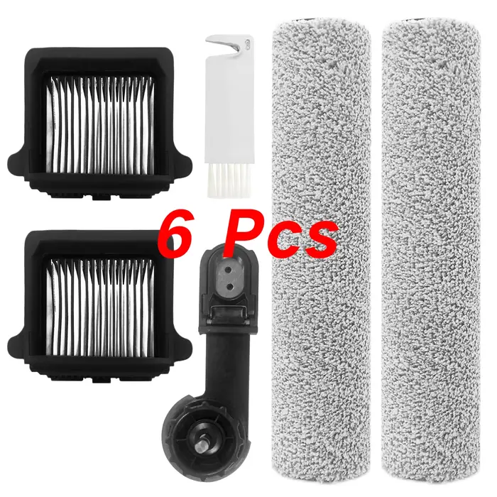 Rouleau de brosse de remplacement et filtre d'aspirateur pour aspirateur sec et humide sans fil Flashdry Smart Tineco