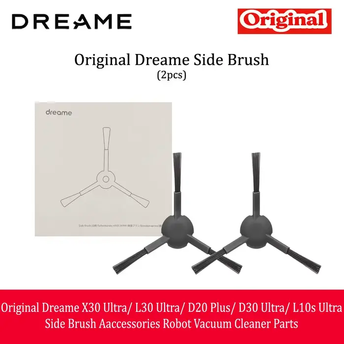 Accessoires d'origine pour aspirateur Dreame L10s Ultra Gen 2/L10s Pro Ultra Heat/X30 Ultra : brosse